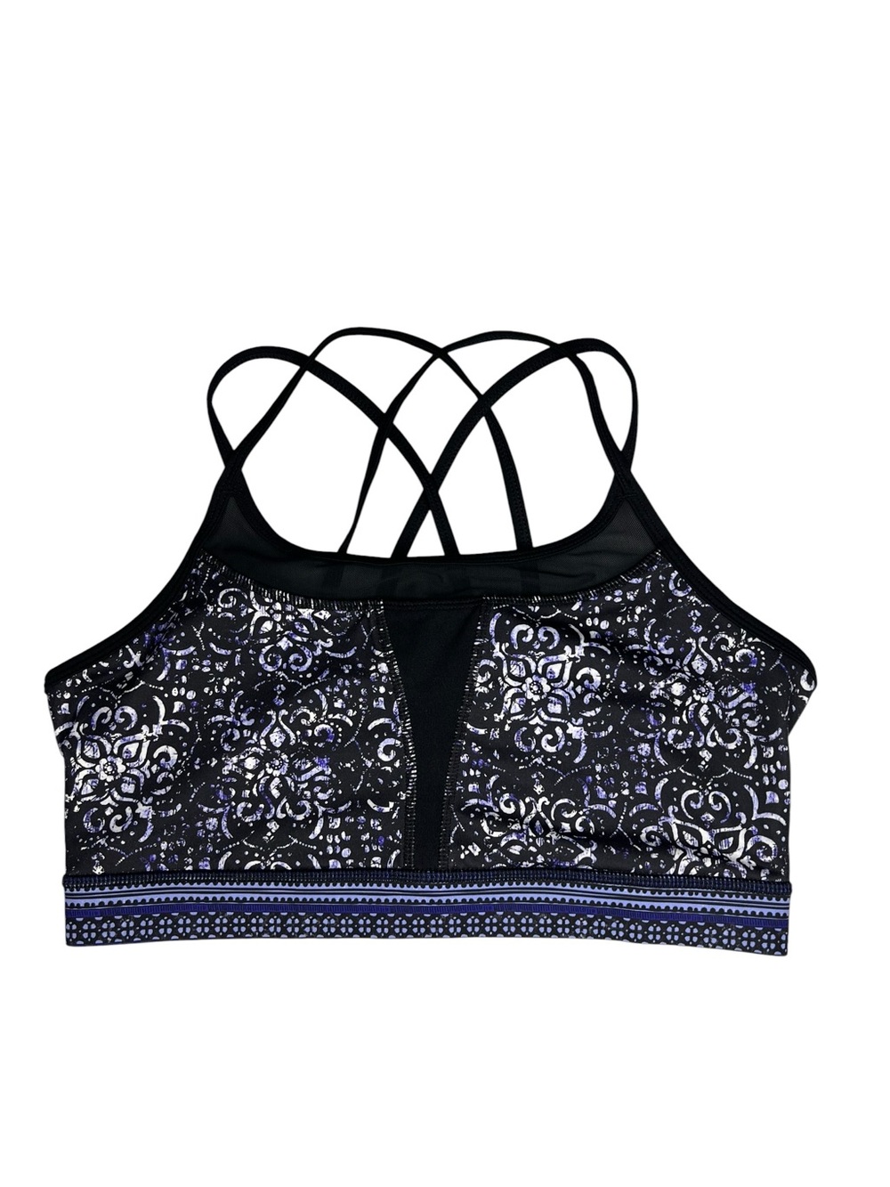 Gaiam Strappy Racerback Athletic Bra Womens Medium